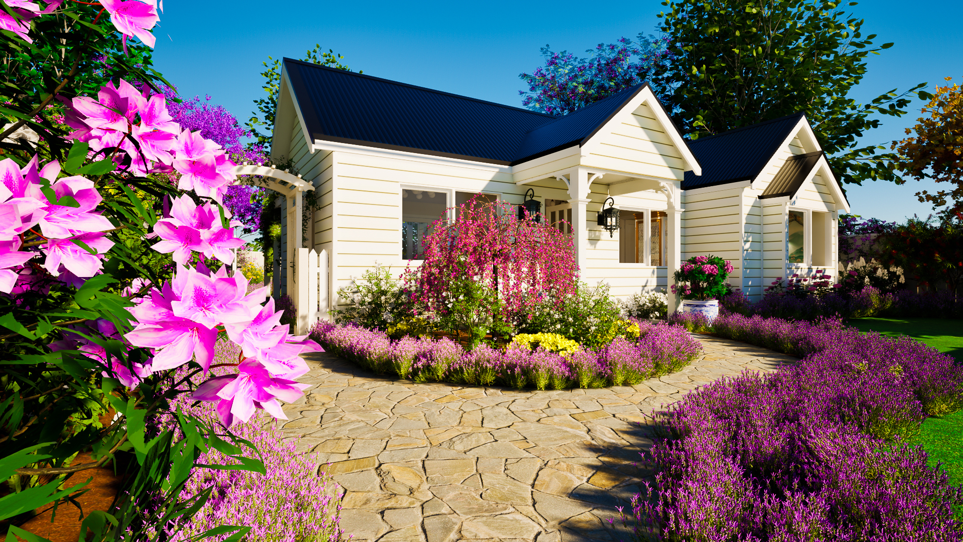 HAMPTONS LAVENDER COTTAGE 60 SQM