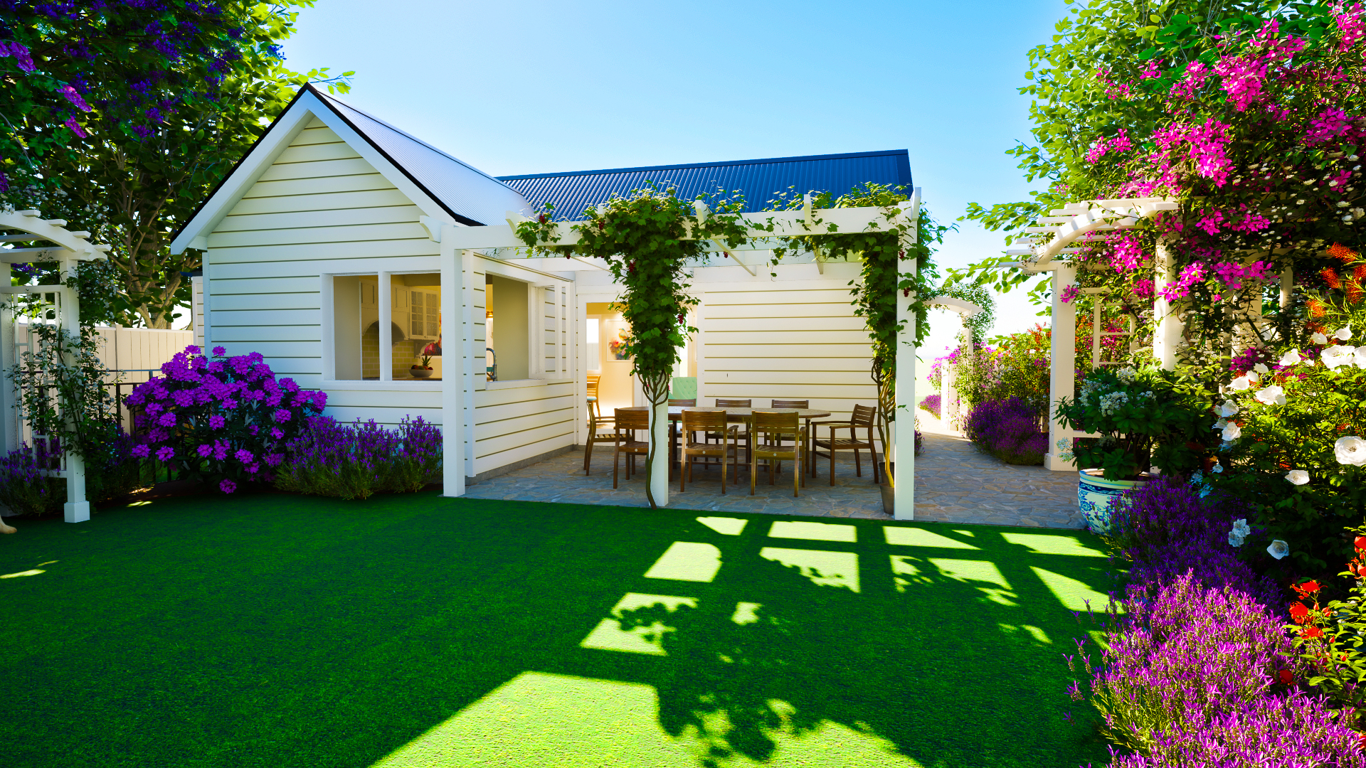 HAMPTONS LAVENDER COTTAGE 60 SQM