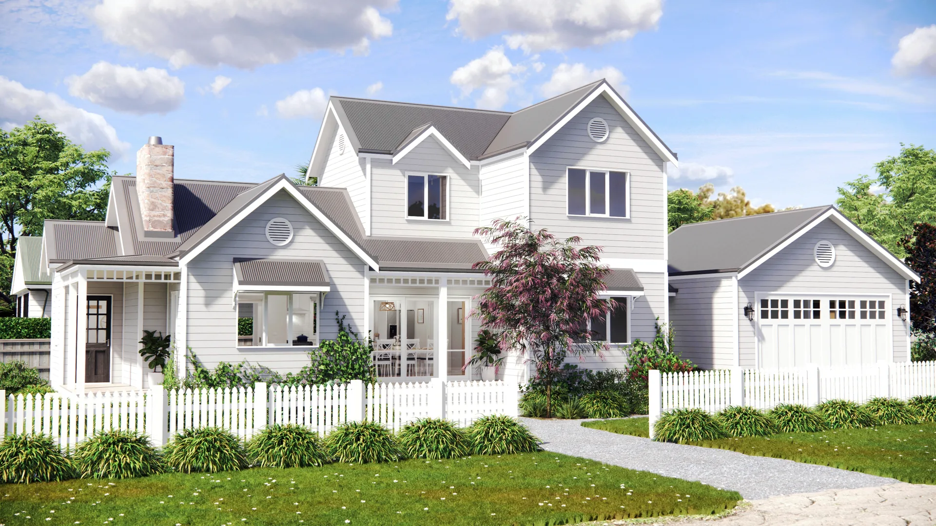 Lance Creek House - an owner-built Storybook home